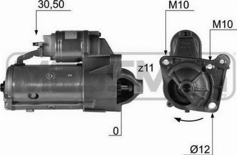 Messmer 220436A - Стартер mashina-shop.ru