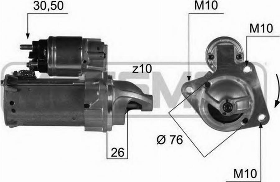 Messmer 220426 - Стартер mashina-shop.ru