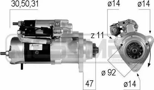 Messmer 220567 - Стартер mashina-shop.ru