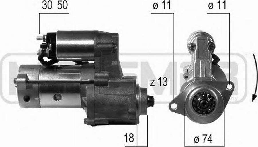 Messmer 220507 - Стартер mashina-shop.ru