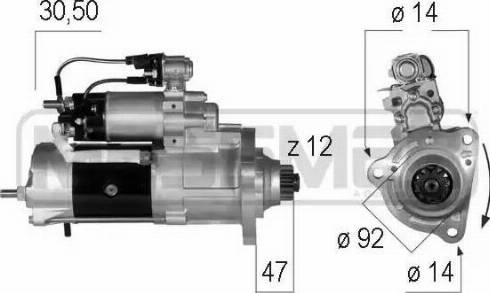 Messmer 220570 - Стартер mashina-shop.ru