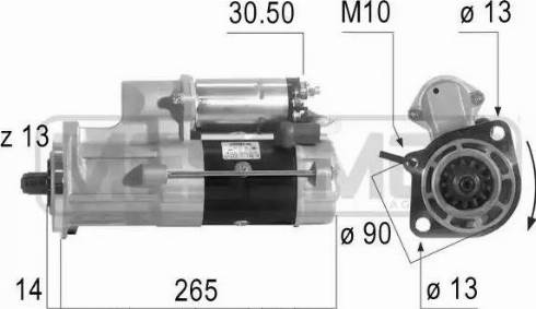 Messmer 220631 - Стартер mashina-shop.ru