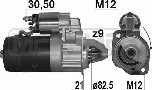 Messmer 220096R - Стартер mashina-shop.ru