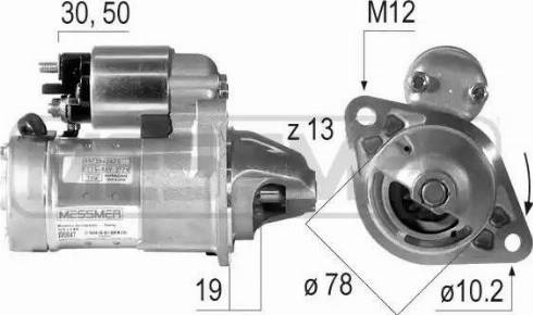 Messmer 220047 - Стартер mashina-shop.ru