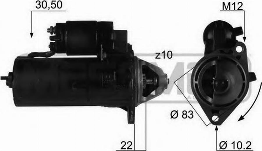 Messmer 220052 - Стартер mashina-shop.ru