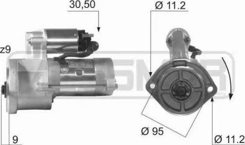 Messmer 220003 - Стартер mashina-shop.ru