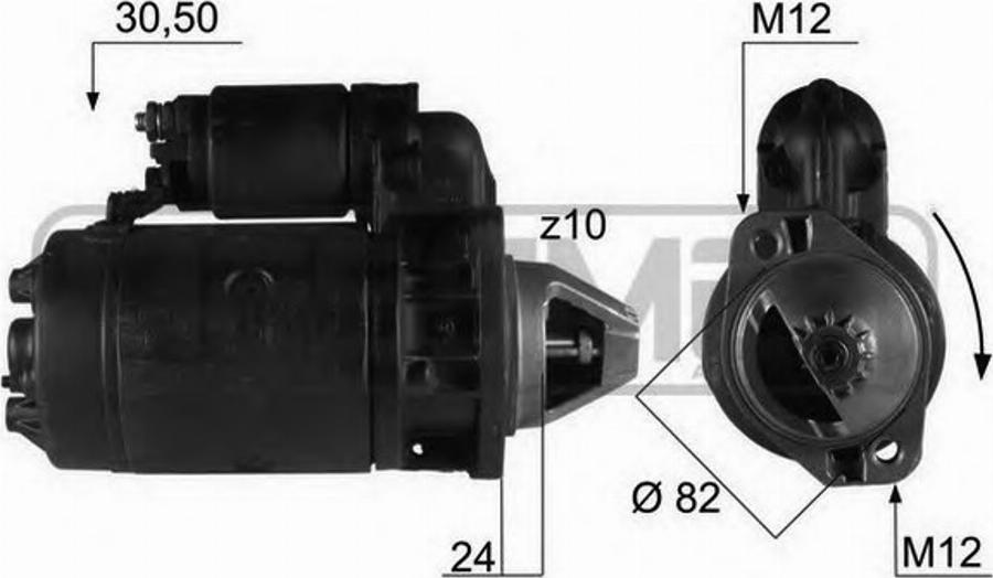 Messmer 220082 - Стартер mashina-shop.ru