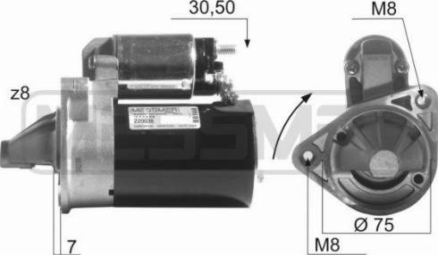 Messmer 220036A - Стартер mashina-shop.ru