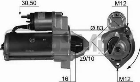 Messmer 220037 - Стартер mashina-shop.ru