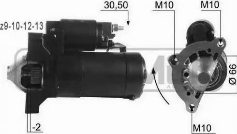 Messmer 220074 - Стартер mashina-shop.ru