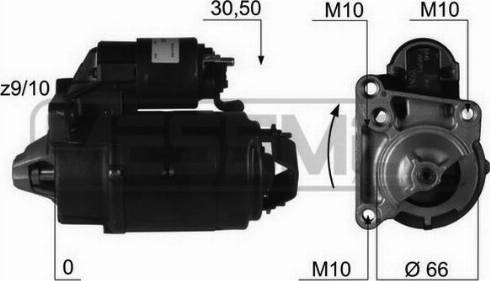 Messmer 220150R - Стартер mashina-shop.ru