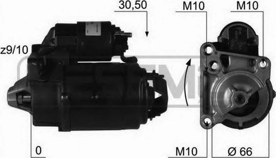 Messmer 220150 - Стартер mashina-shop.ru