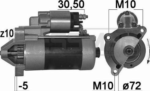 Messmer 220117R - Стартер mashina-shop.ru