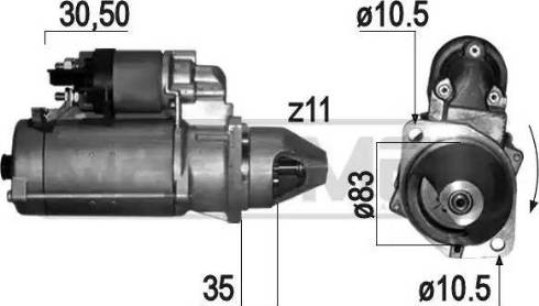 Messmer 220820 - Стартер mashina-shop.ru