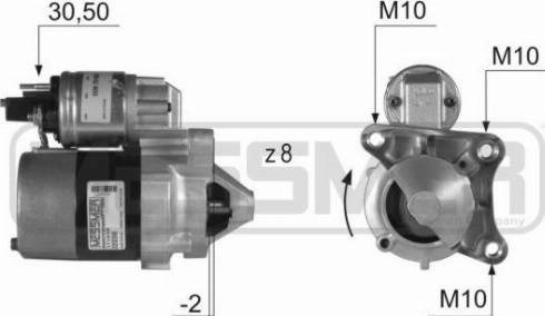 Messmer 220399A - Стартер mashina-shop.ru