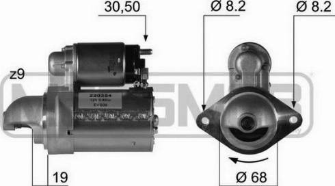 Messmer 220354A - Стартер mashina-shop.ru