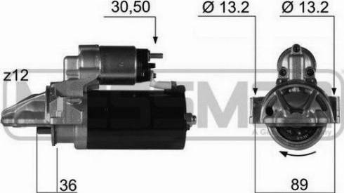 Messmer 220353A - Стартер mashina-shop.ru