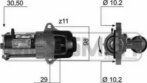 Messmer 220369 - Стартер mashina-shop.ru