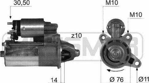 Messmer 220364A - Стартер mashina-shop.ru