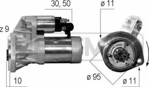 Messmer 220208 - Стартер mashina-shop.ru