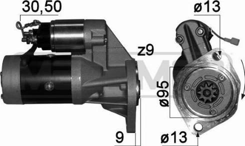 Messmer 220777A - Стартер mashina-shop.ru