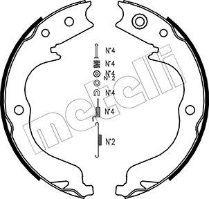 Metelli 53-0268K - Комплект тормозов, ручник, парковка mashina-shop.ru