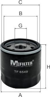 Mfilter TF 6549 - Масляный фильтр mashina-shop.ru