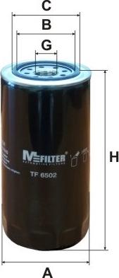 Mfilter TF 6502 - Масляный фильтр mashina-shop.ru