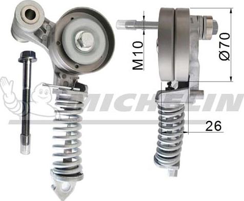 MICHELIN EngineParts SMAMP04341 - Натяжитель, поликлиновый ремень mashina-shop.ru