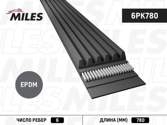 Miles 6PK780 - Поликлиновой ремень mashina-shop.ru