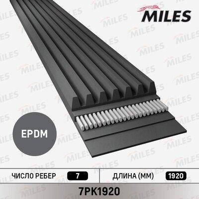 Miles 7PK1920 - Поликлиновой ремень mashina-shop.ru