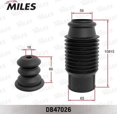 Miles DB47026 - Пылезащитный комплект, амортизатор mashina-shop.ru