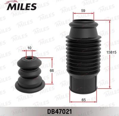 Miles DB47021 - Пылезащитный комплект, амортизатор mashina-shop.ru