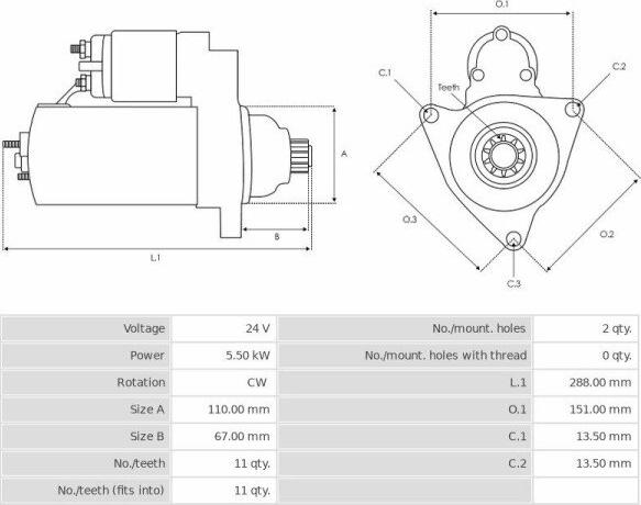 Mitsubishi M8T60071 - Стартер mashina-shop.ru