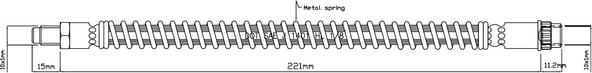 Motaquip VBH1135 - Тормозной шланг mashina-shop.ru