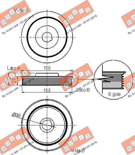 MOVIS AST9128 - Шкив коленчатого вала mashina-shop.ru