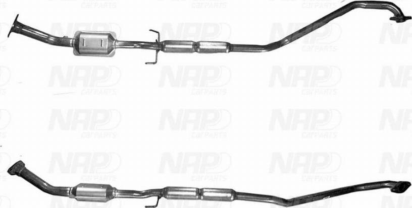 NAP carPARTS CAK10729 - Катализатор mashina-shop.ru