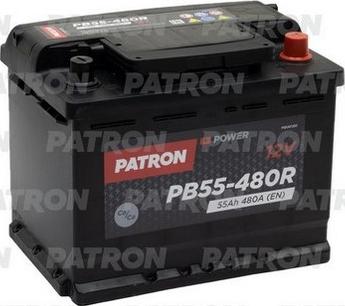 Patron PB55-480R - Стартерная аккумуляторная батарея, АКБ mashina-shop.ru