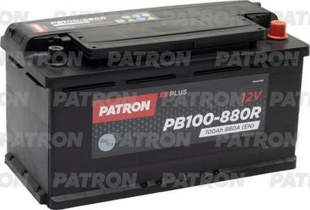 Patron PB100-880R - Стартерная аккумуляторная батарея, АКБ mashina-shop.ru