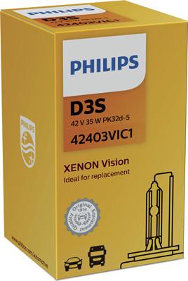 PHILIPS 42403VIC1 - Лампа накаливания, фара дальнего света mashina-shop.ru