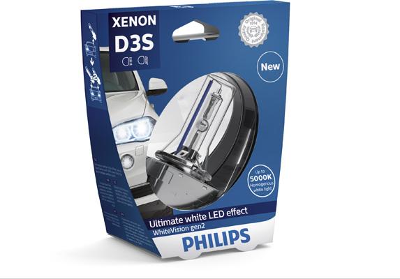 PHILIPS 42403WHV2S1 - Лампа накаливания, фара дальнего света mashina-shop.ru