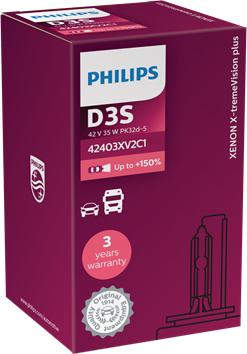 PHILIPS 42403XV2C1 - Лампа накаливания, основная фара mashina-shop.ru