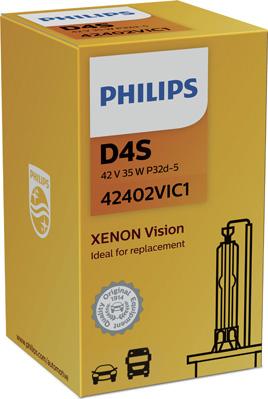 PHILIPS 42402VIC1 - Лампа накаливания, фара дальнего света mashina-shop.ru