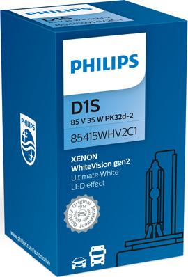 PHILIPS 85415WHV2C1 - Лампа накаливания, фара дальнего света mashina-shop.ru