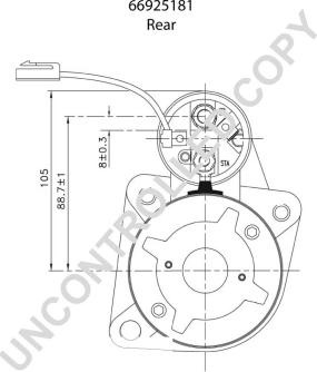 Prestolite Electric 66925181 - Стартер mashina-shop.ru