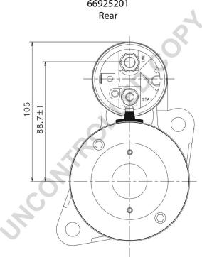 Prestolite Electric 66925201 - Стартер mashina-shop.ru