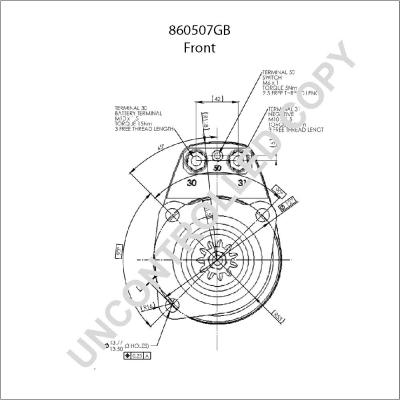 Prestolite Electric 860507GB - Стартер mashina-shop.ru