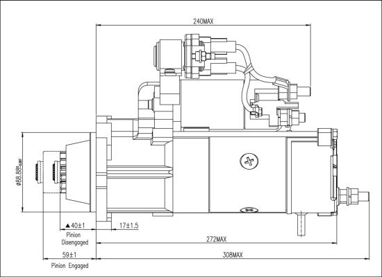 Prestolite Electric M90R3539SE - Стартер mashina-shop.ru