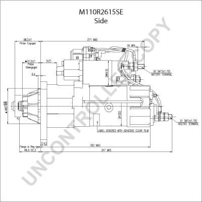 Prestolite Electric M110R2615SE - Стартер mashina-shop.ru