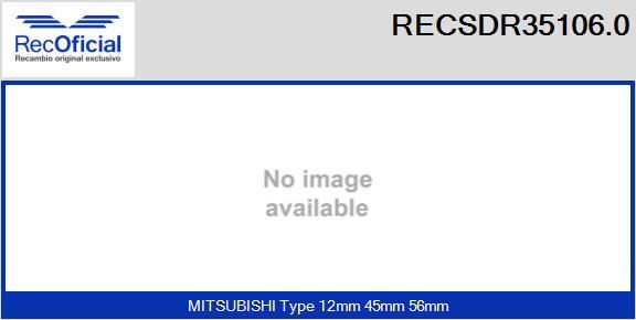 RECOFICIAL RECSDR35106.0 - Ведущая шестерня, бендикс, стартер mashina-shop.ru